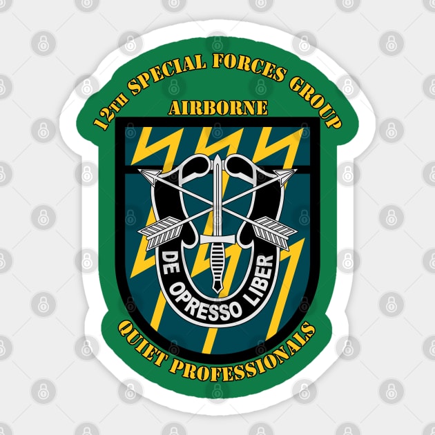 12th Special Forces Group Sticker by MBK